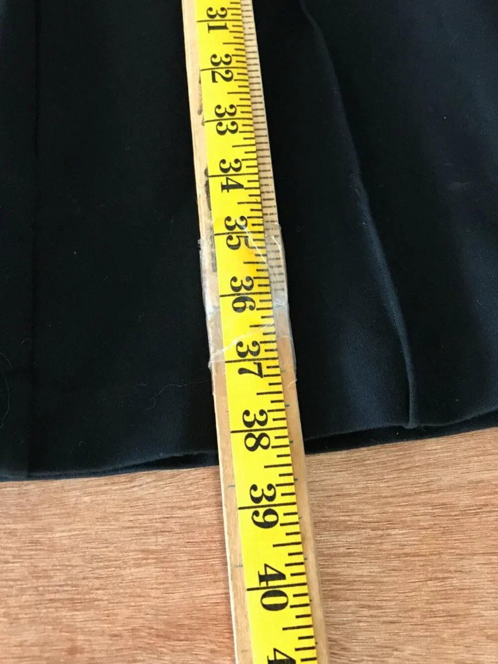 Spanx Ponte Flared Pant Women S Black Mid Rise Pleated Stretch Sculpting Pull On - Picture 6 of 14